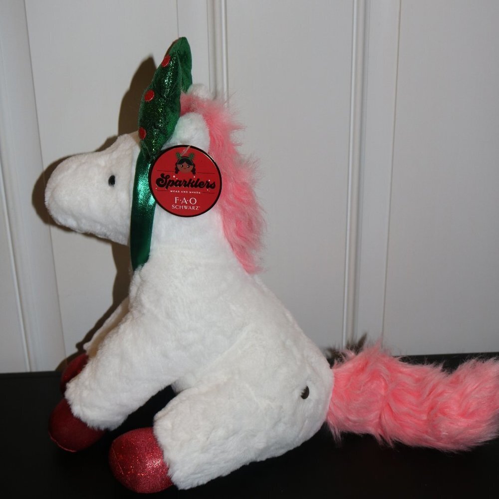 F.A.O Schwartz pony Sparklers wear and share with removeable tree headband NWT - Picture 2 of 7